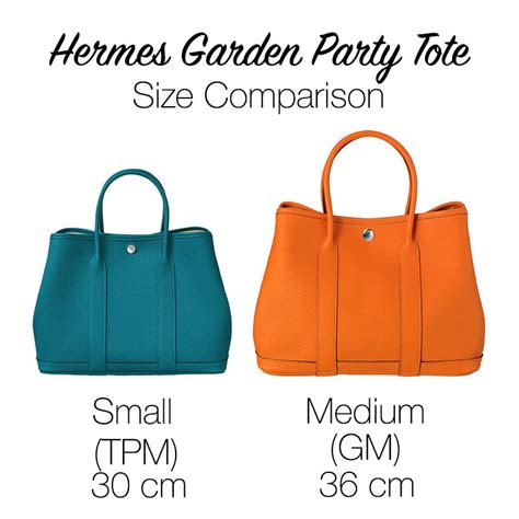 hermes garden party tote sizes|Hermes garden party color chart.